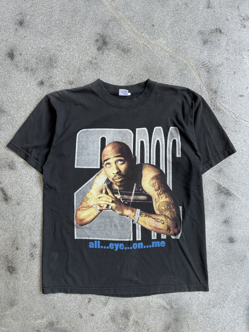 2PAC "ALL EYEZ ON ME" BOOTLEG T-SHIRT 90s