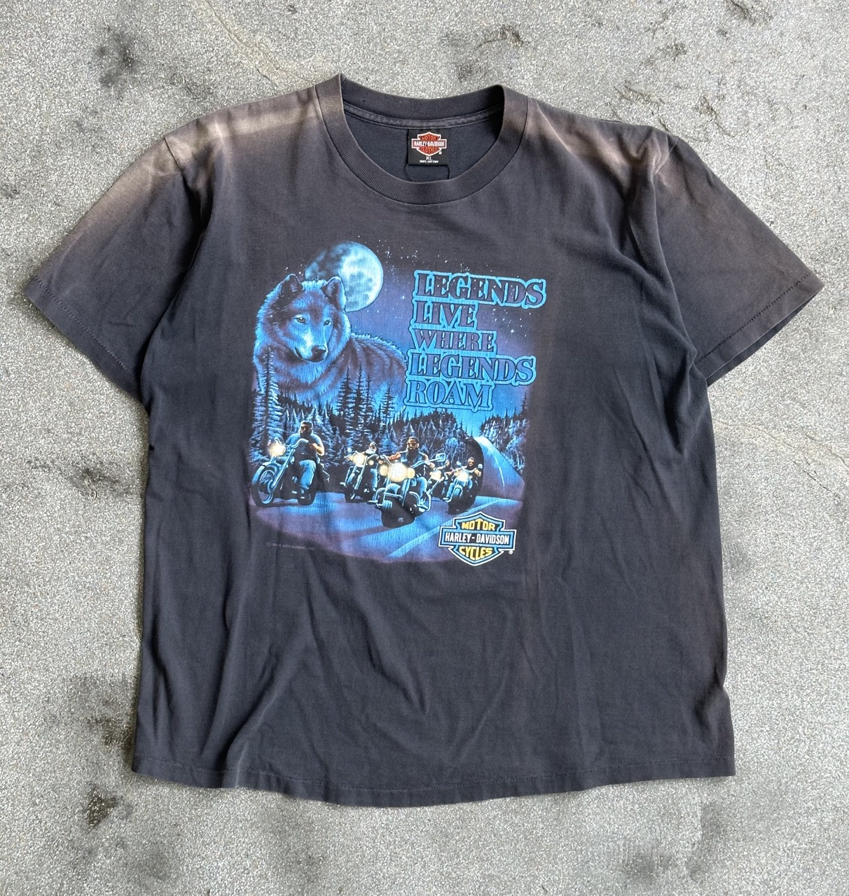 HARLEY DAVIDSON "HOLOUBEK" T-SHIRT XL 1991
