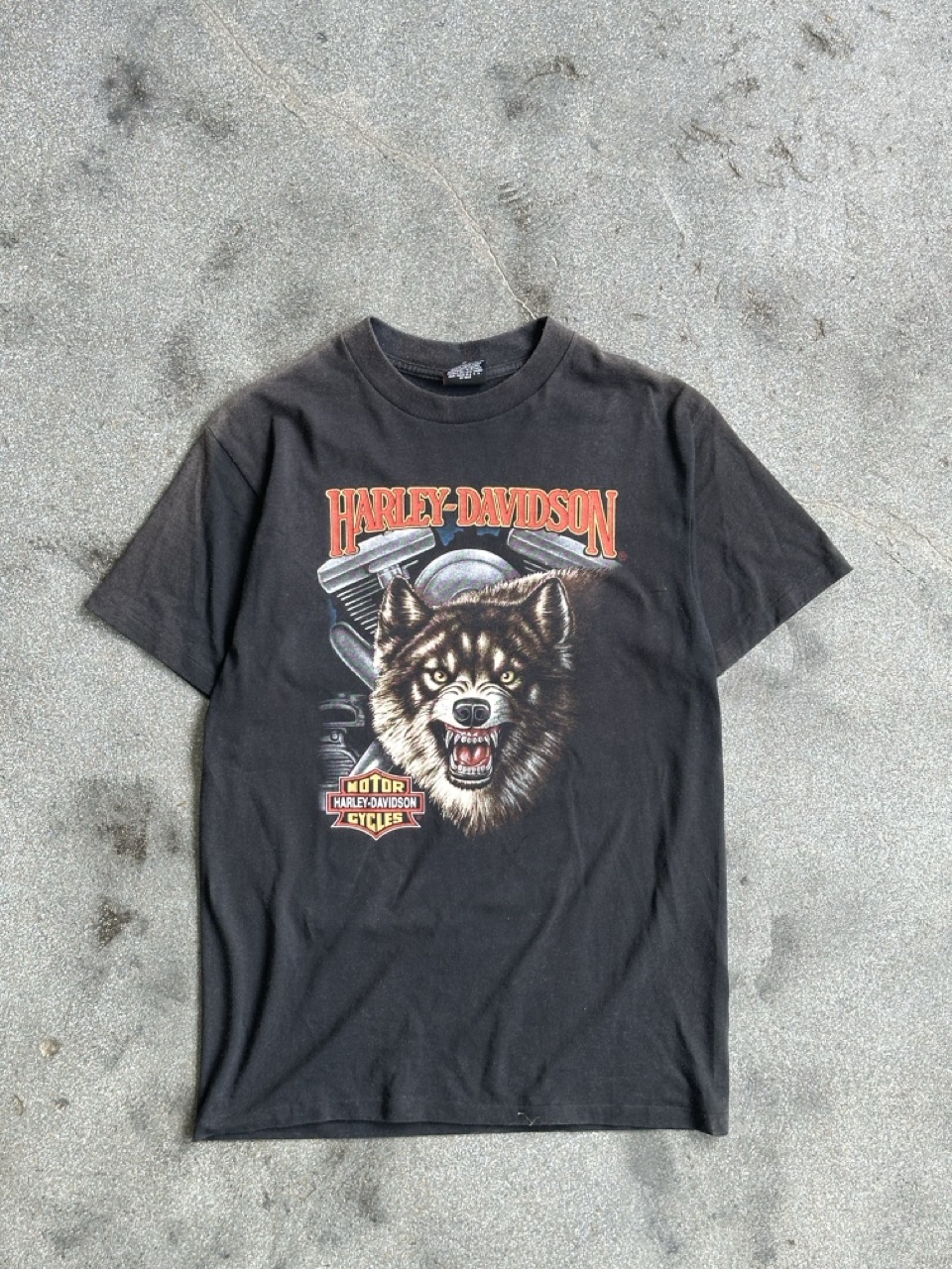 HARLEY DAVIDSON "WOLF" T-SHIRT L