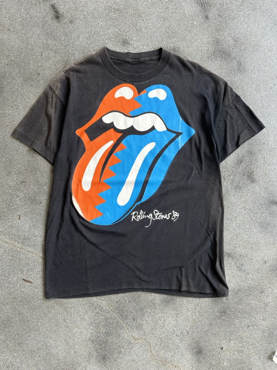ROLLING STONES "THE NORTH AMERICAN TOUR 1989" T-SHIRT