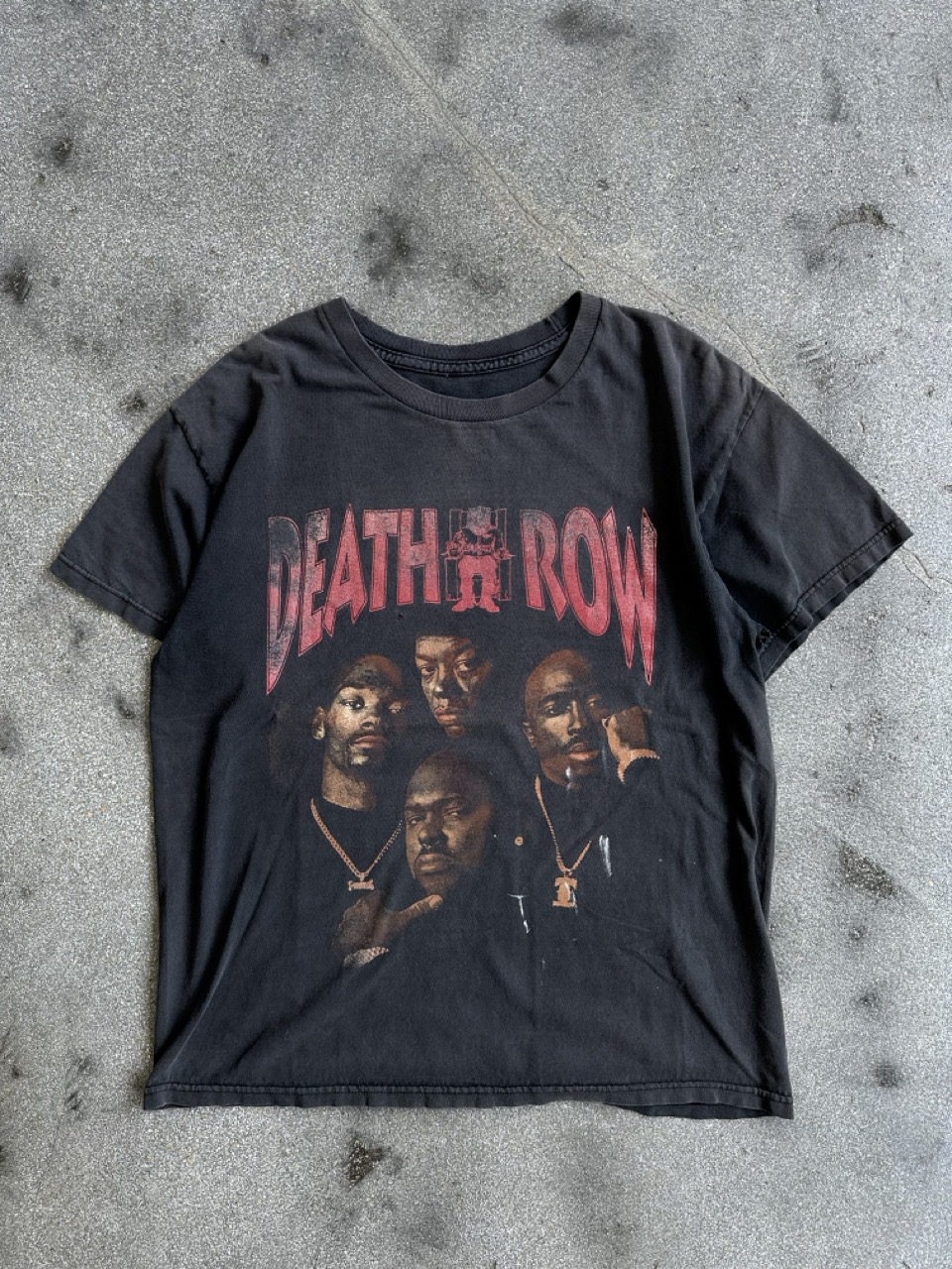 DEATH ROW "LABEL" T-SHIRT L 00s
