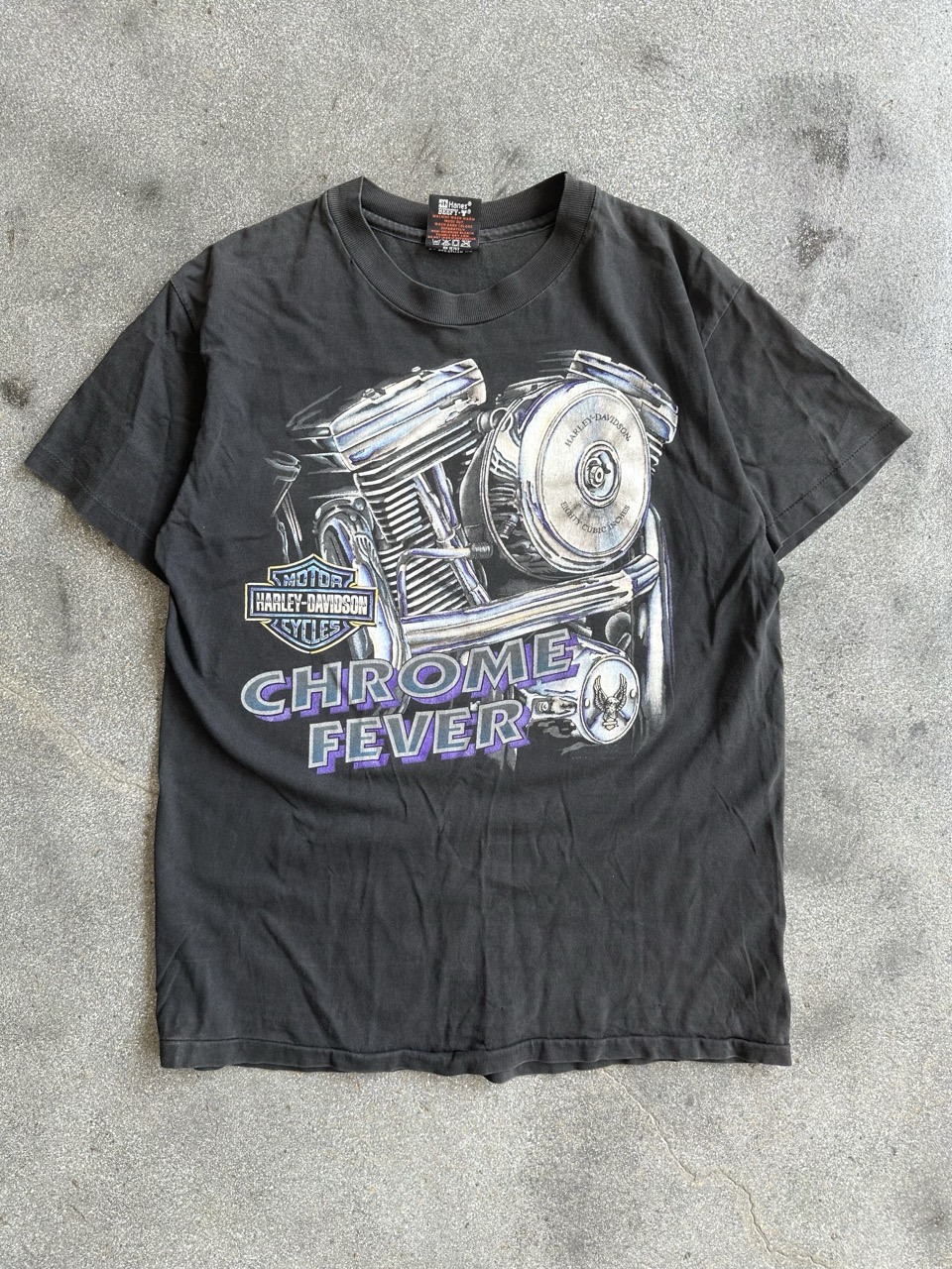 HARLEY DAVIDSON "CHROME FEVER" T-SHIRT M 1994