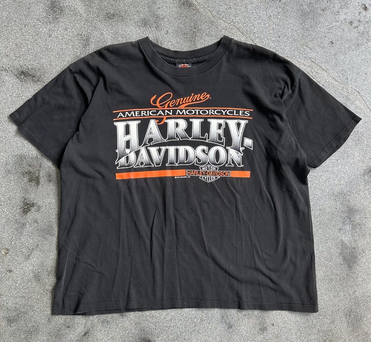 HARLEY DAVIDSON "READING" T-SHIRT XL 1991